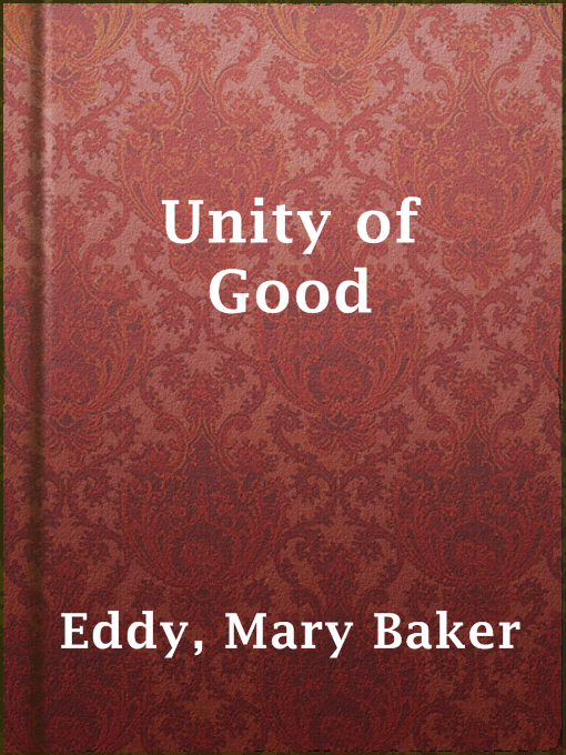Cover image for Unity of Good